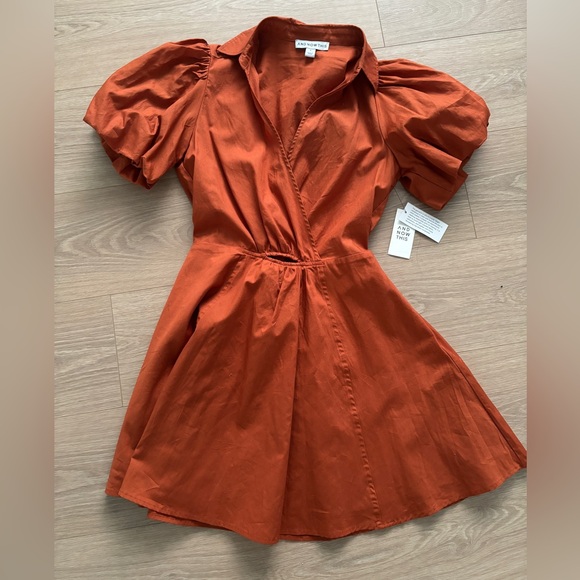 Women's Puff Sleeves Flare Dress BRAND NEW - Picture 1 of 1